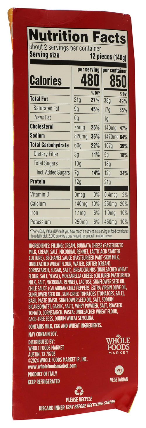 Calabrian Chile And Cheese Ravioli 8.8 Oz 365 By Whole Foods Market