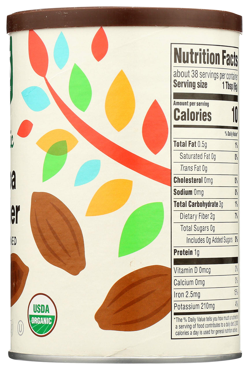 Organic Cocoa Powder Unsweetened 8 Oz 1 Count 365 By Whole Foods Market