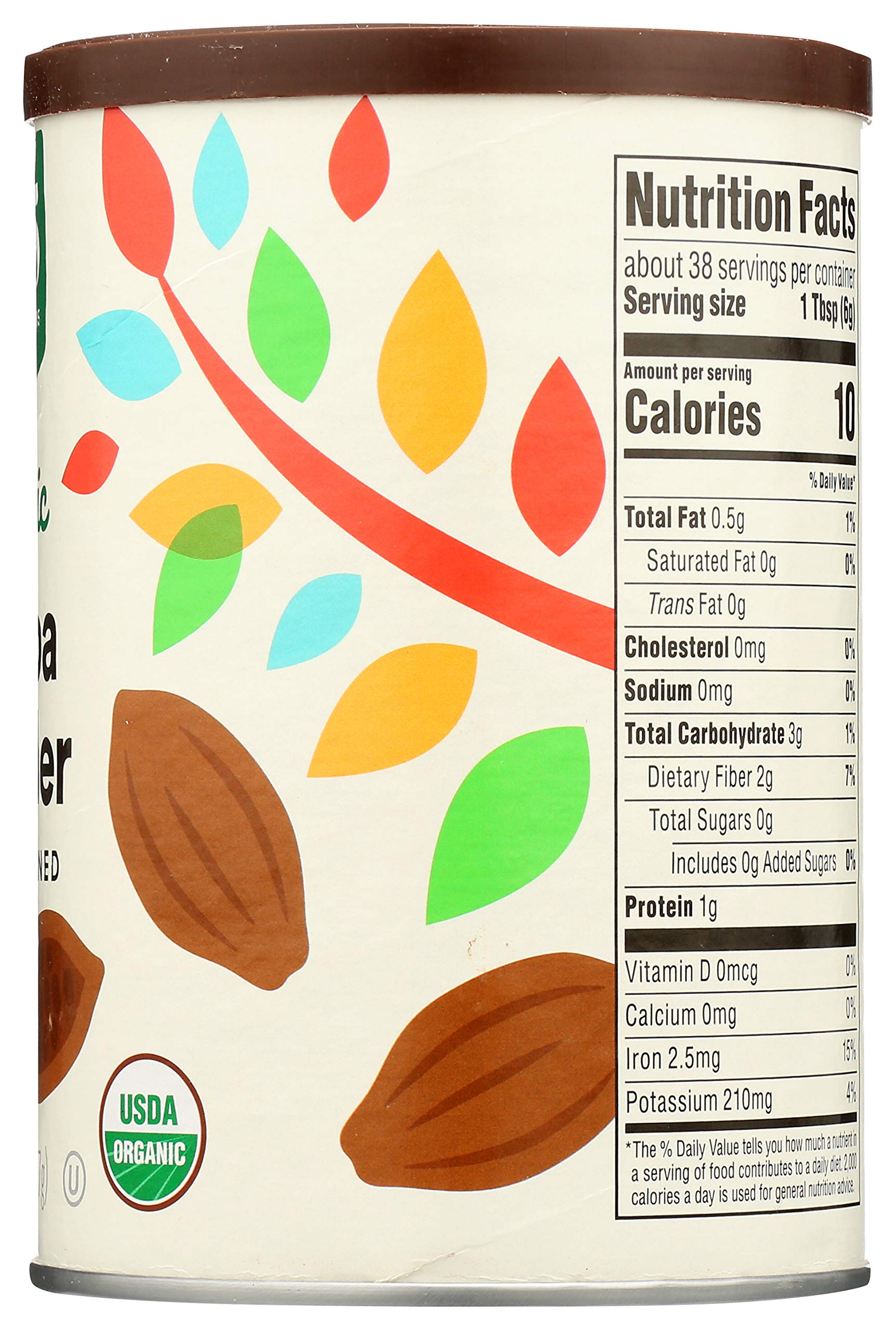 Organic Cocoa Powder Unsweetened 8 Oz 1 Count 365 By Whole Foods Market