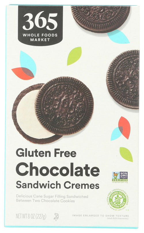 Chocolate Sandwich Cremes 8 Oz 365 By Whole Foods Market