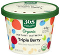 Organic Triple Berry Instant Oatmeal 2 Oz 365 By Whole Foods Market
