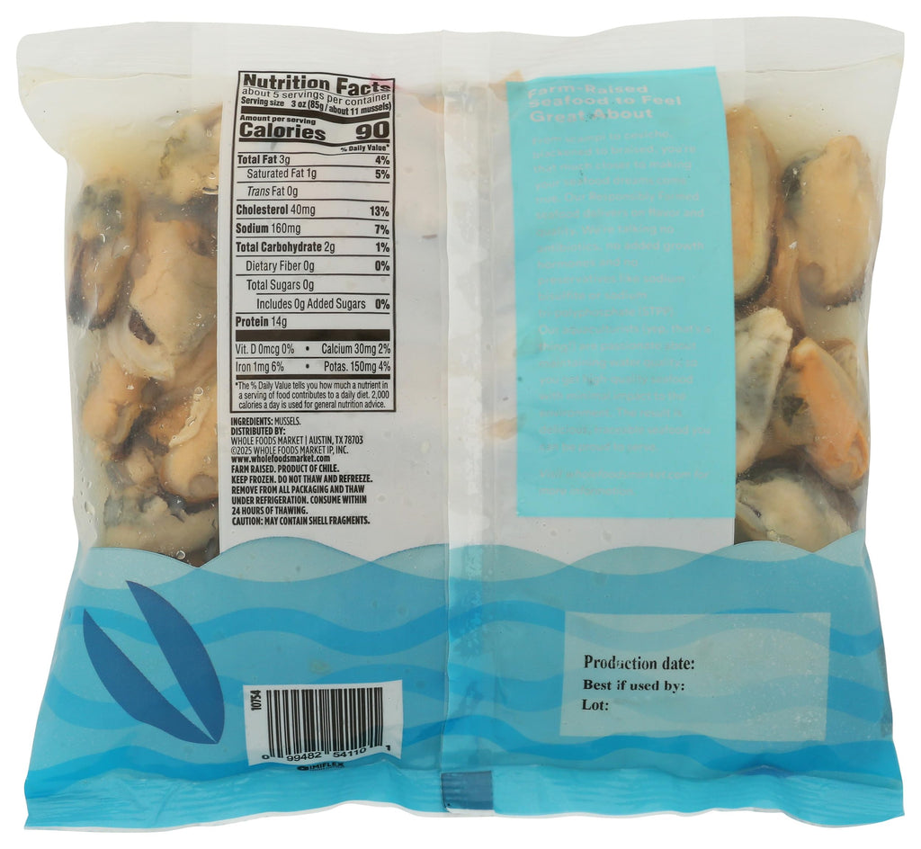Cooked Mussel Meat 16 Oz 365 By Whole Foods Market