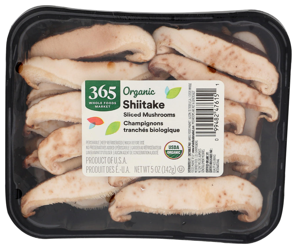 Organic Sliced Shiitake Mushrooms 5 Oz 365 By Whole Foods Market