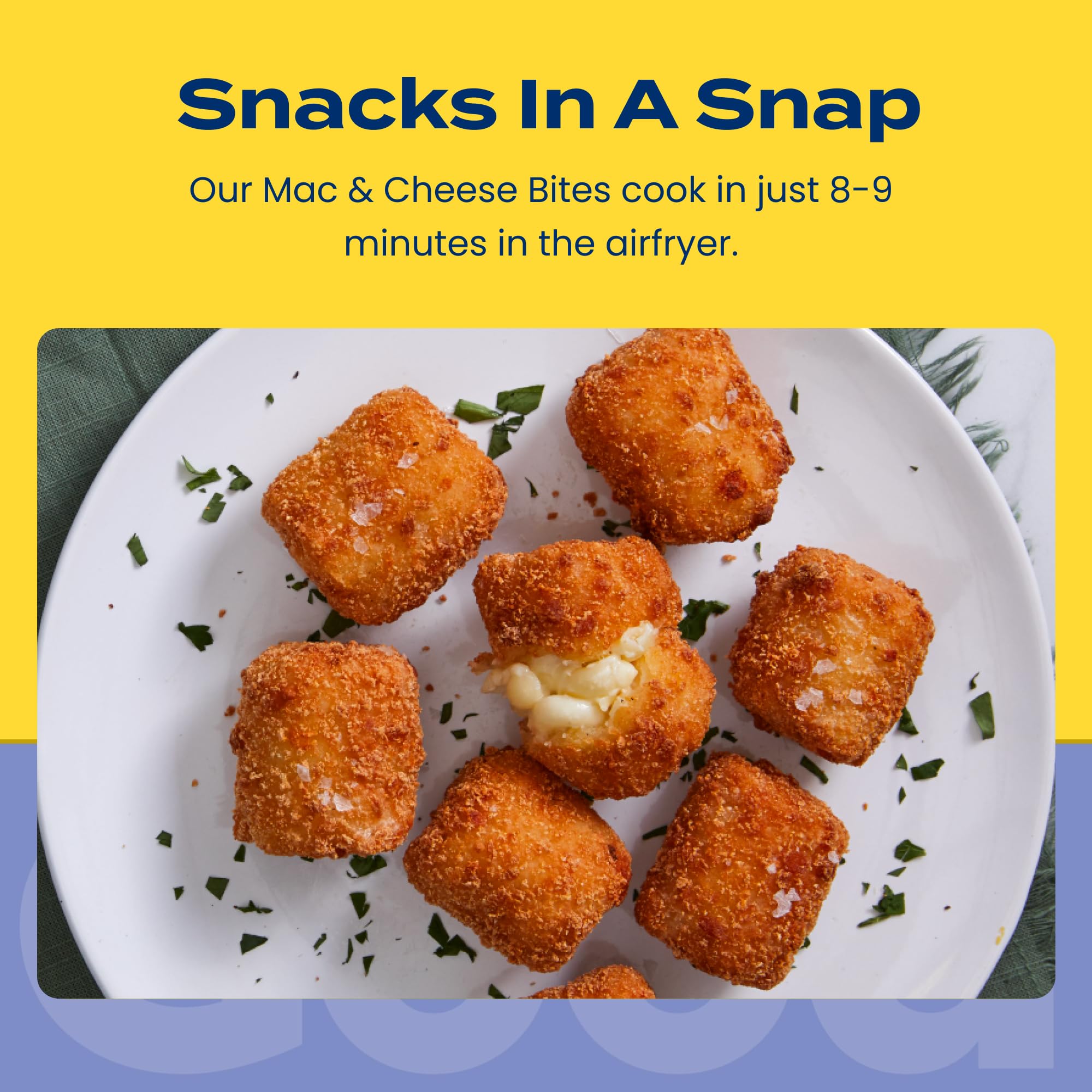 Mac Cheese Bites 3 Cheese 8 Oz Feel Good Foods