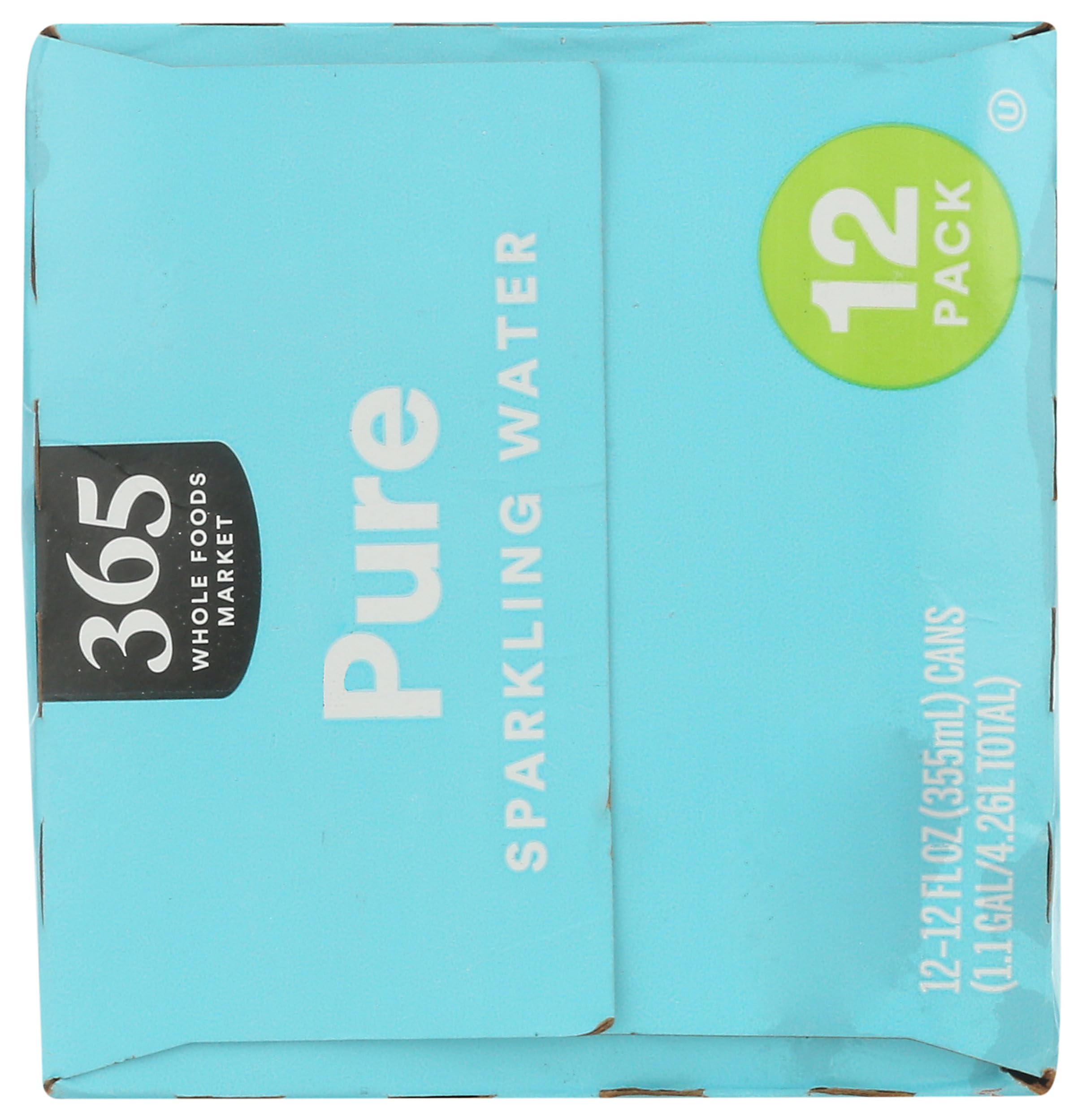 Sparkling Water Pure 12 Fl Oz 12 Count 365 By Whole Foods Market