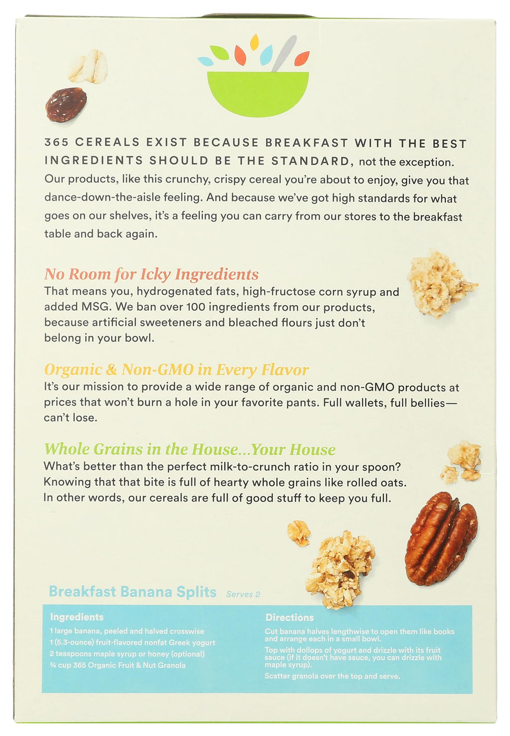 Organic Granola Fruit And Nut 17 Oz 1 Count 365 By Whole Foods Market