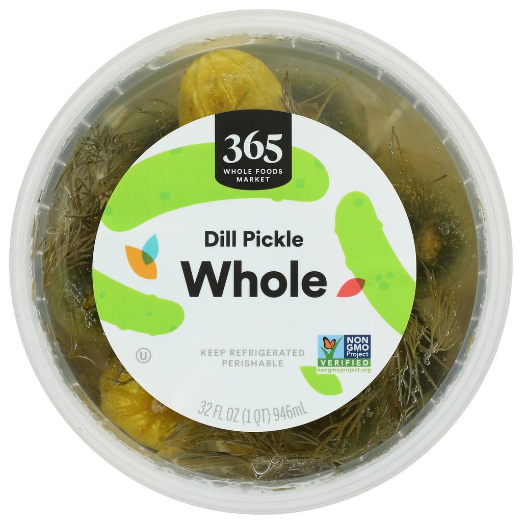 Whole Dill Pickle 32 Oz 365 By Whole Foods Market