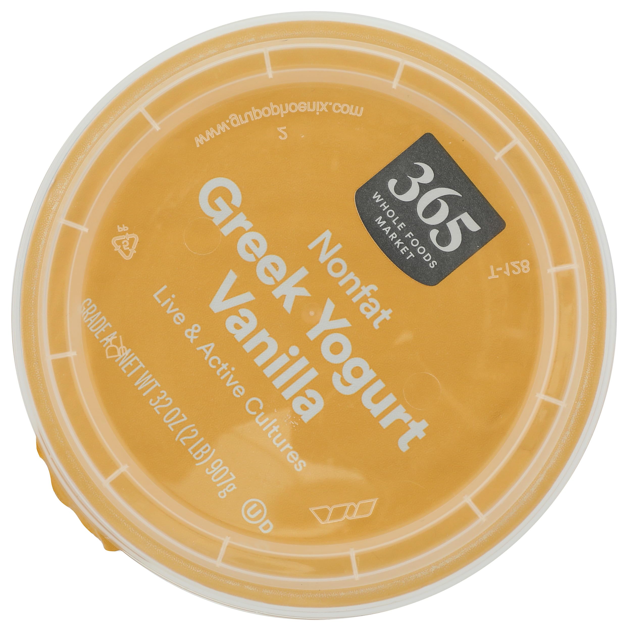 Nonfat Vanilla Greek Yogurt 32 Oz 365 By Whole Foods Market