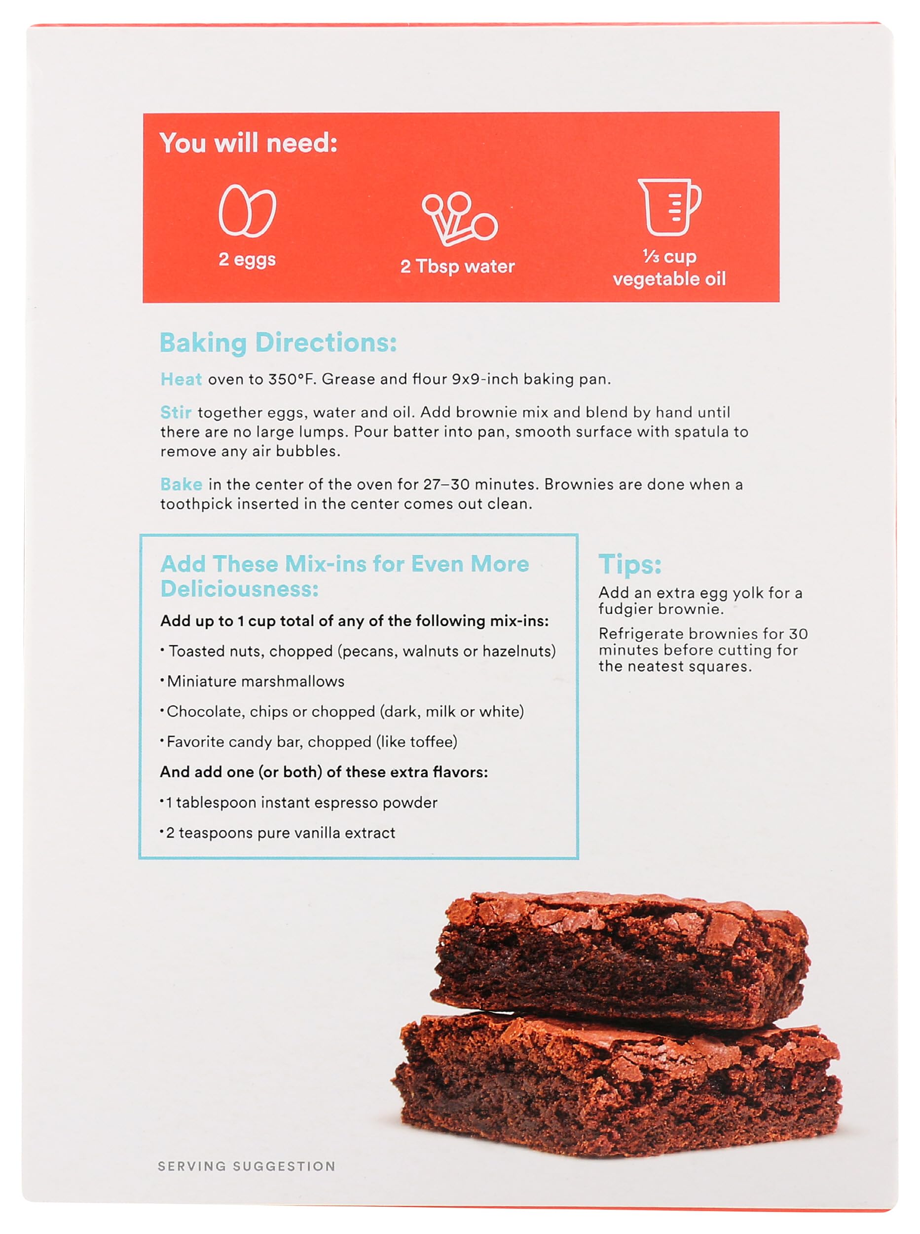 Chocolate Fudge Brownie Mix 15 Oz 365 By Whole Foods Market