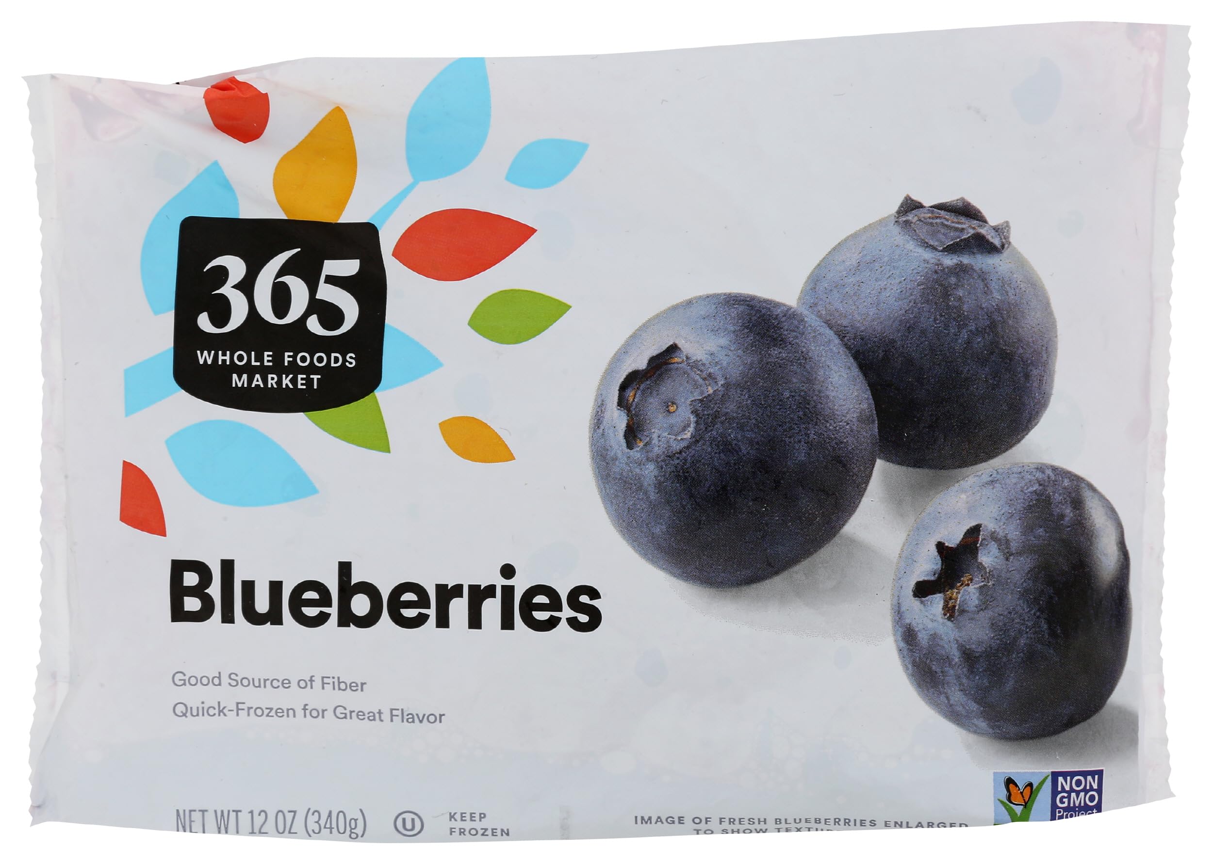 Frozen Blueberries 12 Oz 365 By Whole Foods Market