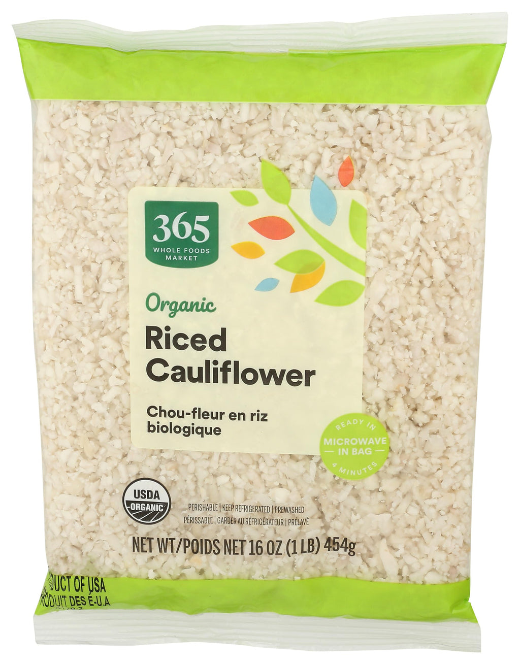 Organic Riced Cauliflower 16 Oz 365 By Whole Foods Market