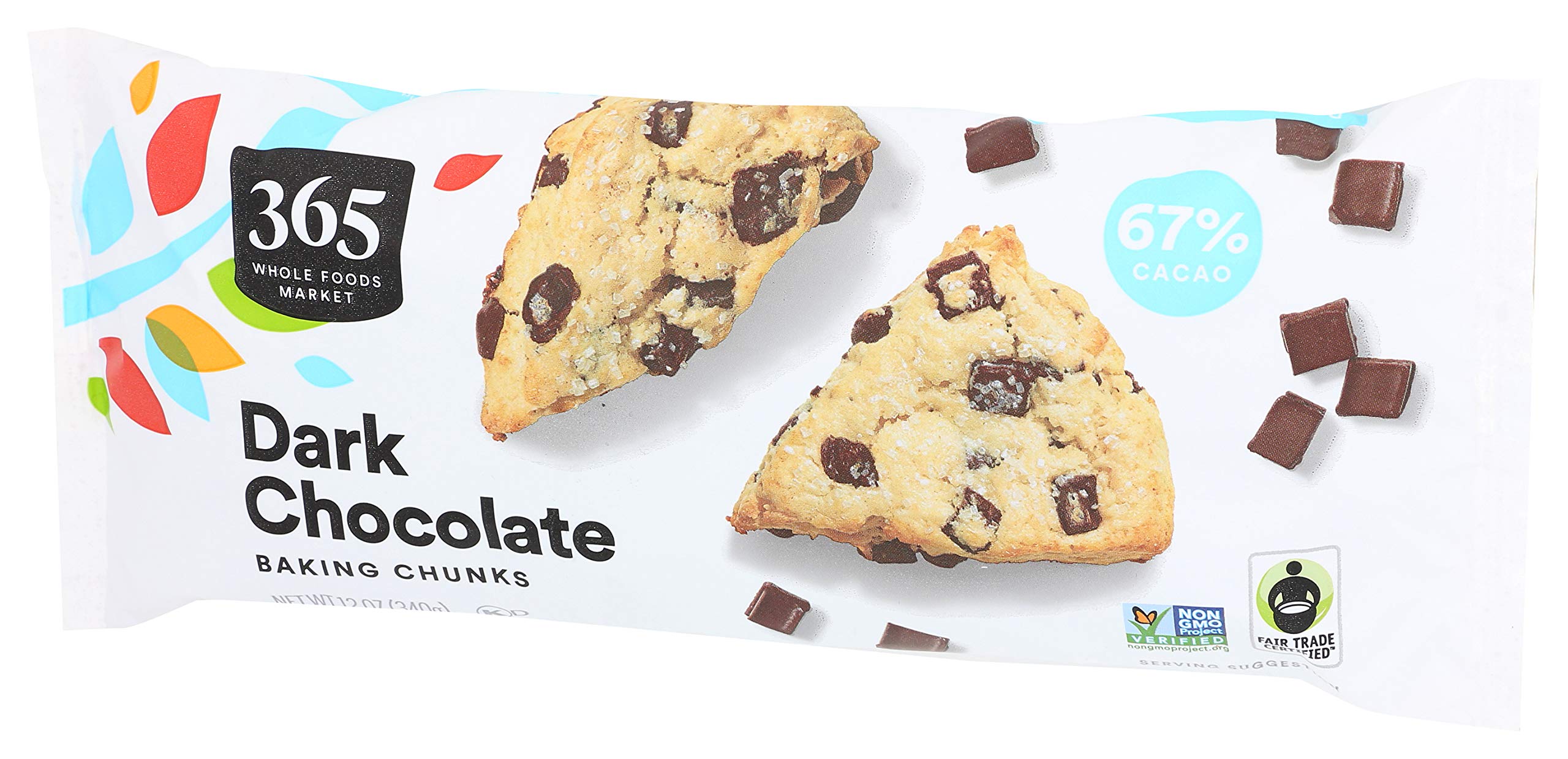 Dark Chocolate Baking Chunks 12 Oz 365 By Whole Foods Market
