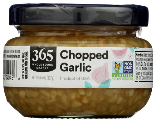 Chopped Garlic 4.5 Oz 365 By Whole Foods Market