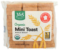 Organic Whole Wheat Mini Toast 2.8 Oz 365 By Whole Foods Market