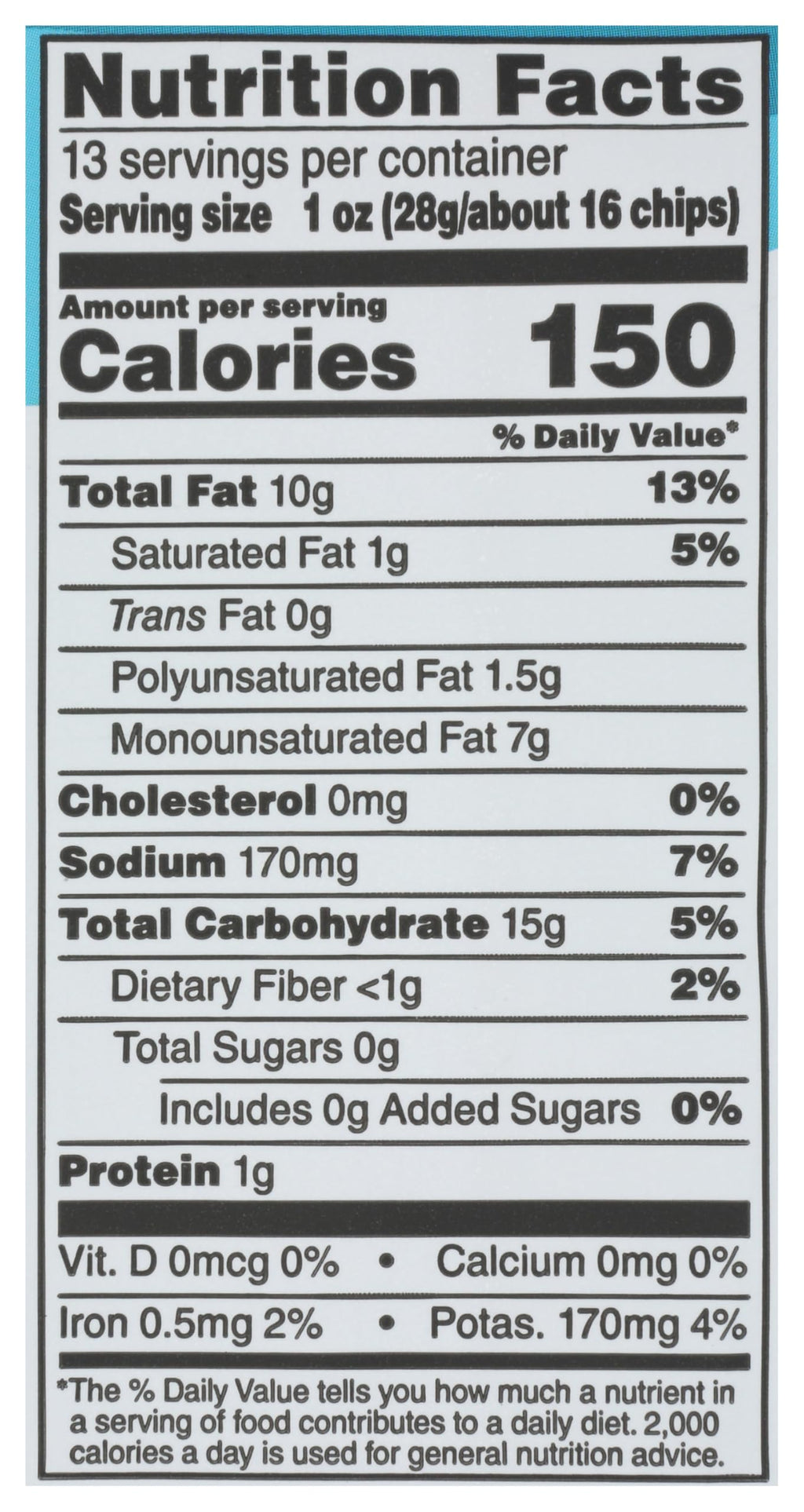 Rippled Sea Salt Potato Chips 13 Oz 365 By Whole Foods Market