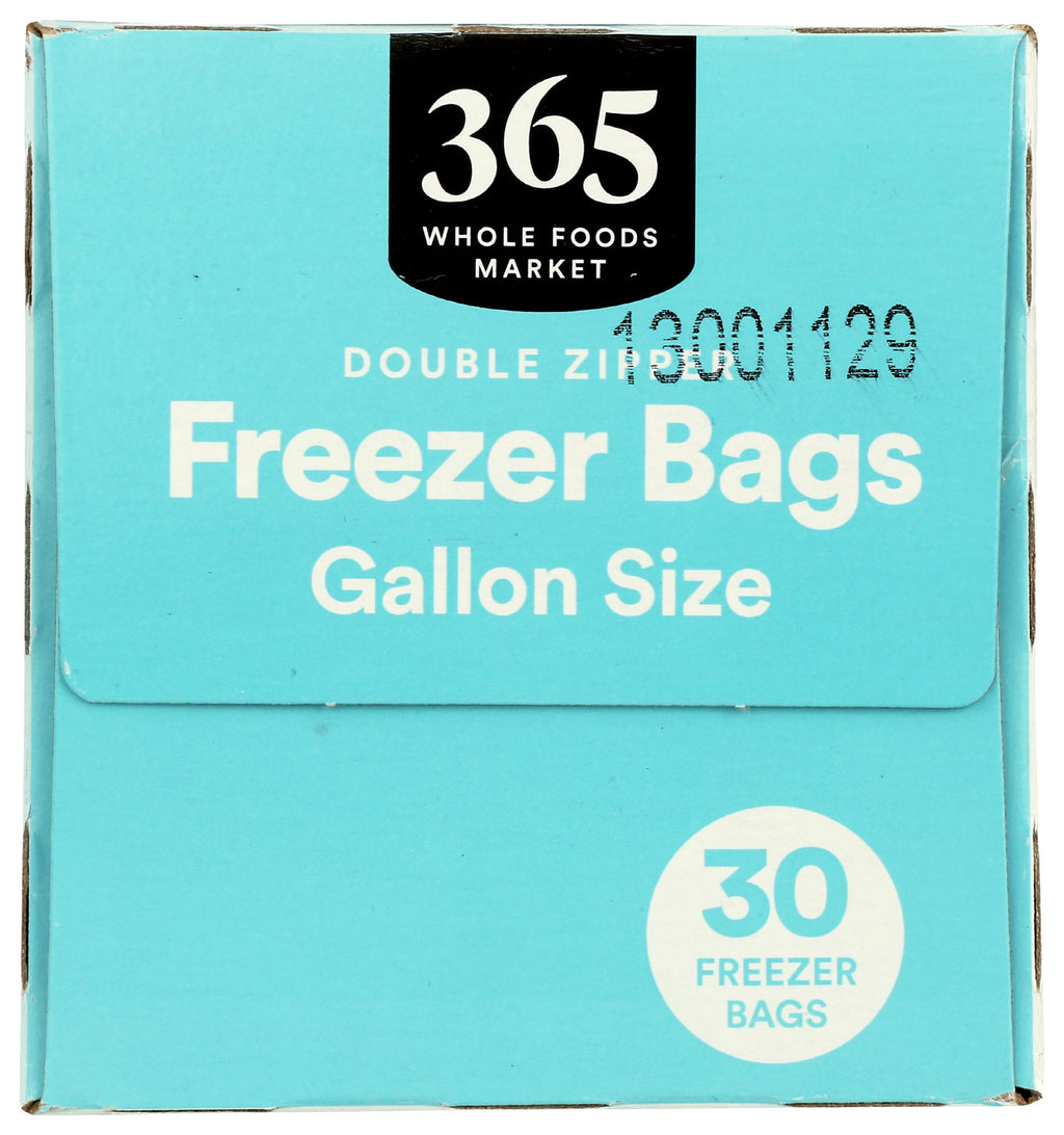 Gallon Size Freezer Bags Double Zipper 30 Count 365 By Whole Foods Market