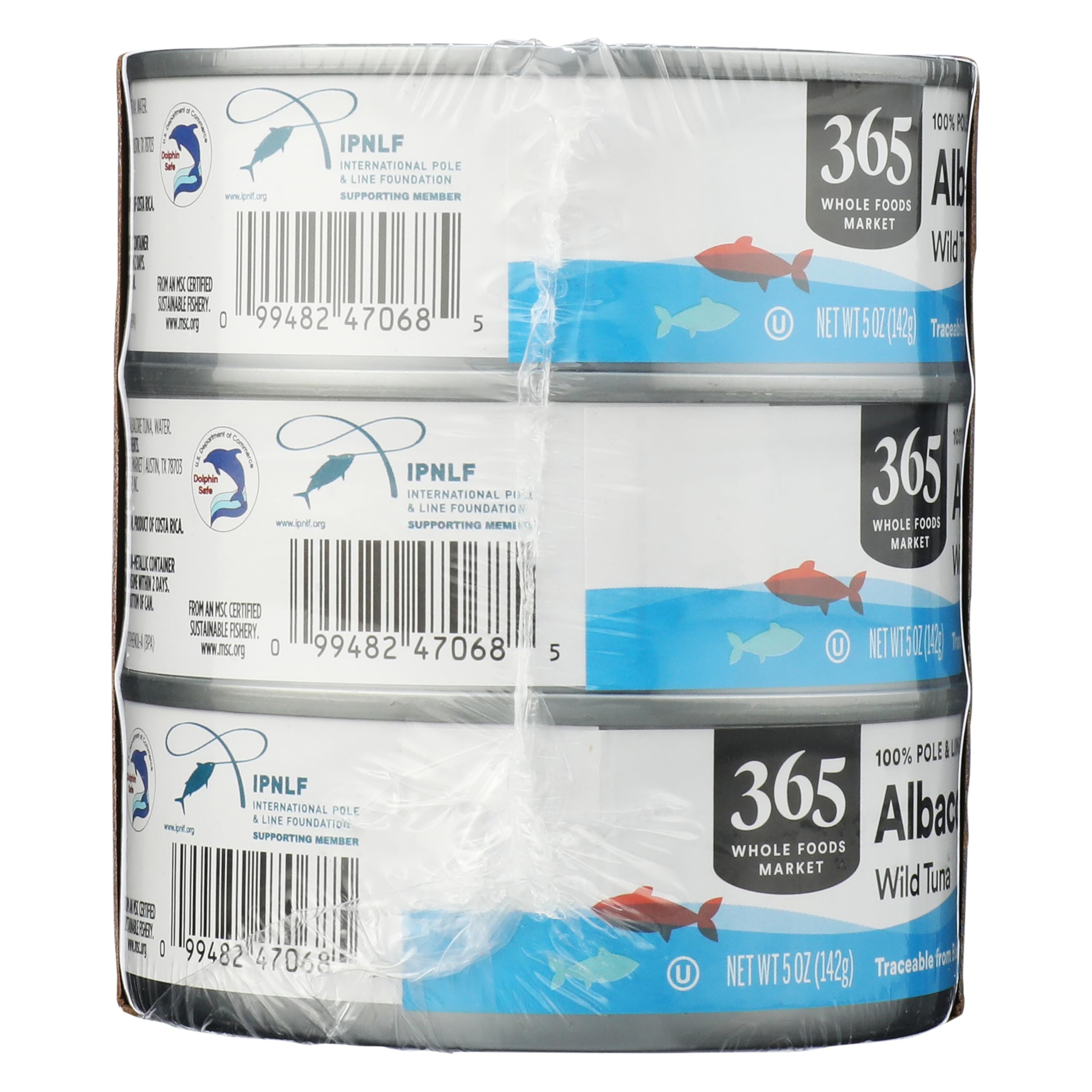 No Salt Albacore Tuna in Water 6pk 5 Oz 365 By Whole Foods Market