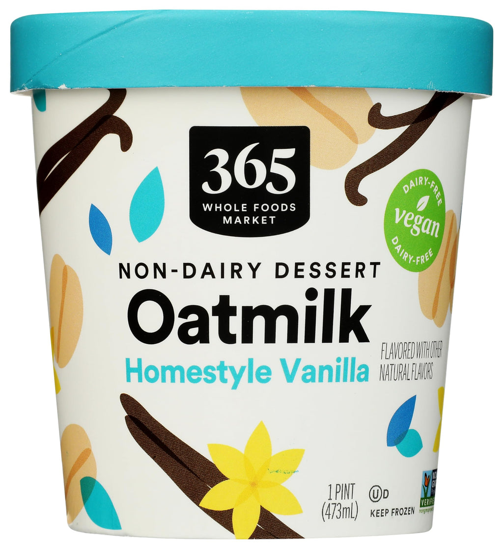 Vanilla Oat Milk Frozen Dessert 1 PT 365 By Whole Foods Market