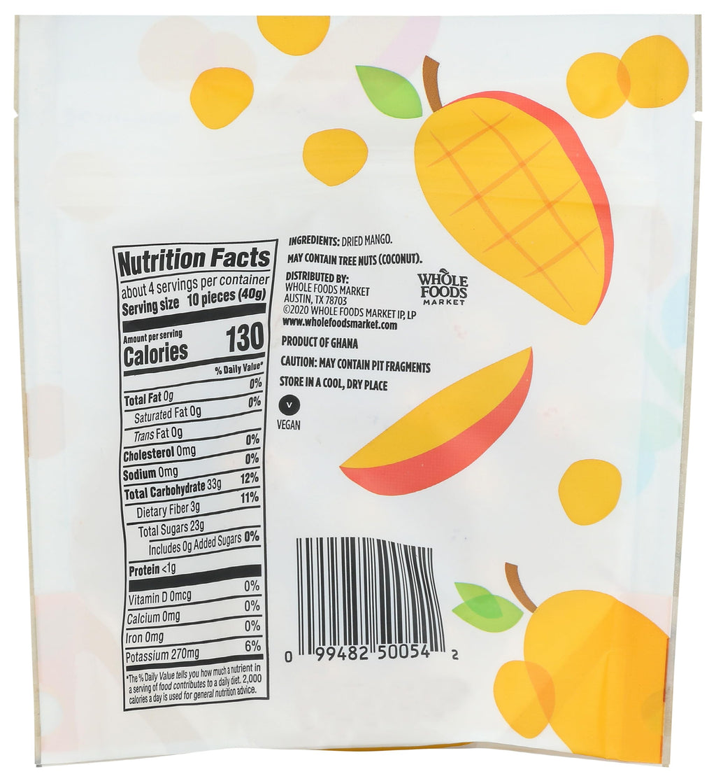 Dried Mango Fruit Bites 6 Oz 365 By Whole Foods Market