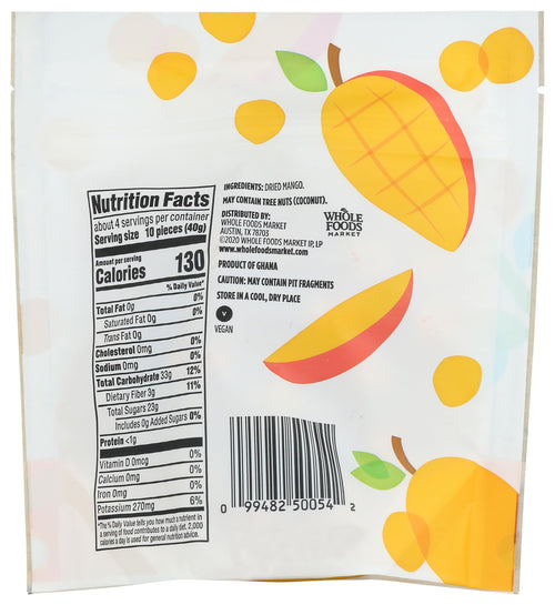 Dried Mango Fruit Bites 6 Oz 365 By Whole Foods Market