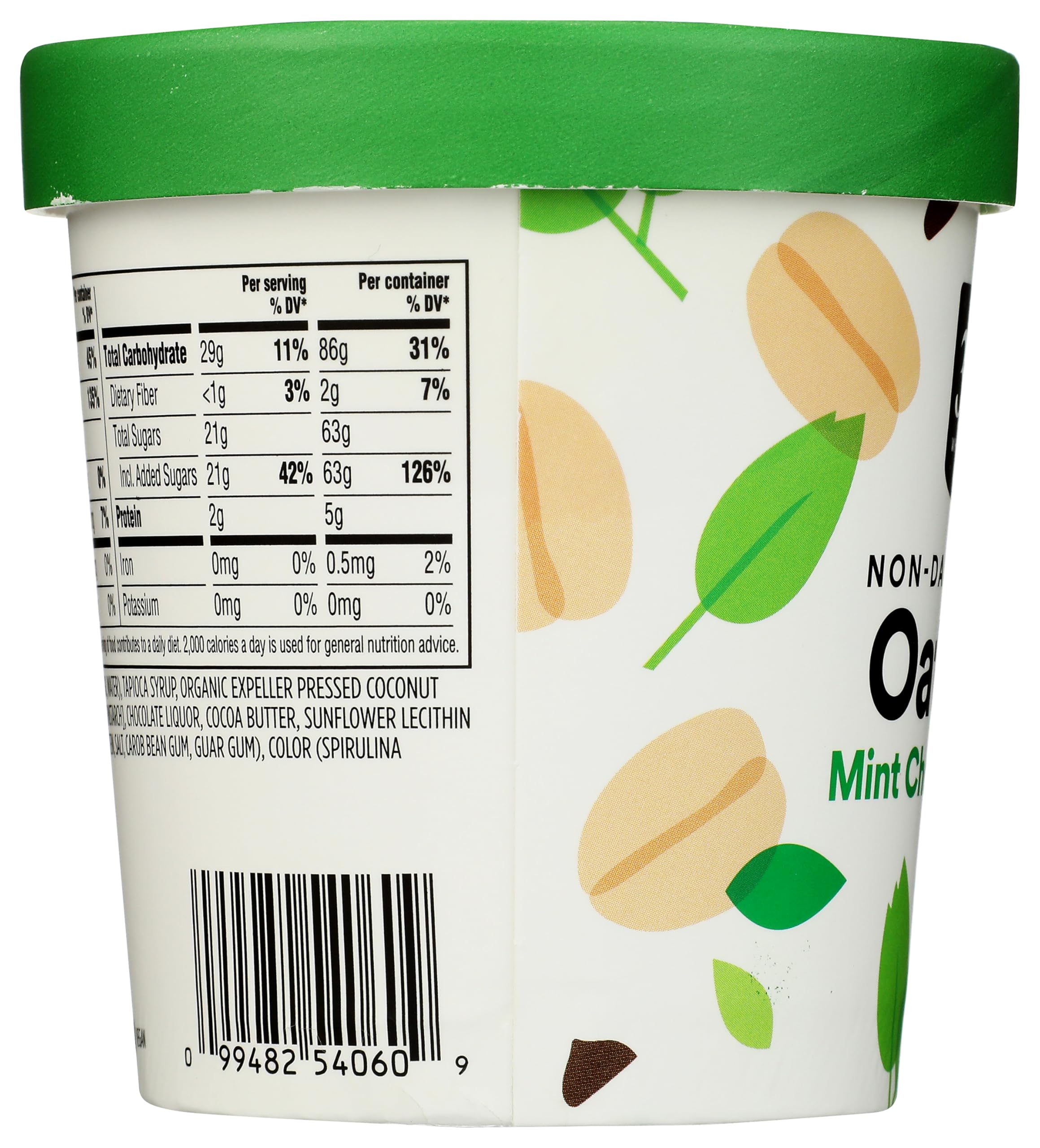 Mint Chip Oat Milk Frozen Dessert 1 PT 365 By Whole Foods Market