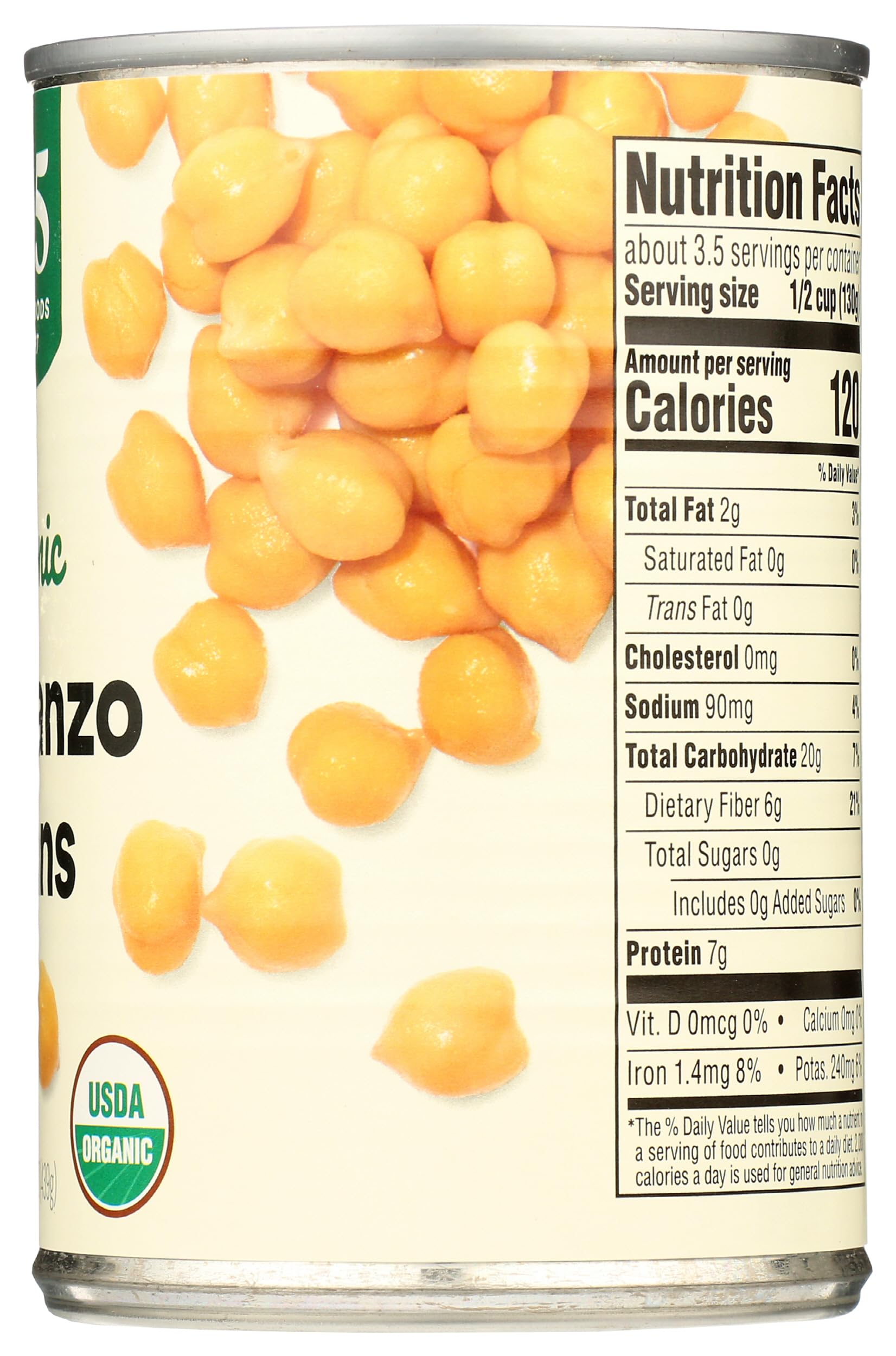 Organic Garbanzo Beans 15.5 Oz 365 By Whole Foods Market