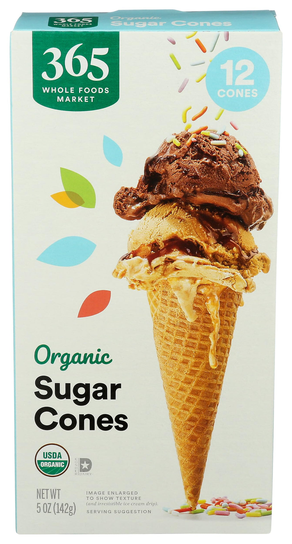 Organic Sugar Cone 5 Oz 365 By Whole Foods Market