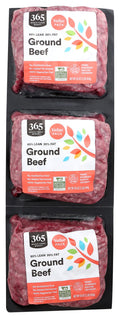Ground Beef 80% Lean/20% Fat 48 Oz 365 By Whole Foods Market