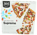 Supreme Thin Crust Pizza 14.5 Oz 365 By Whole Foods Market
