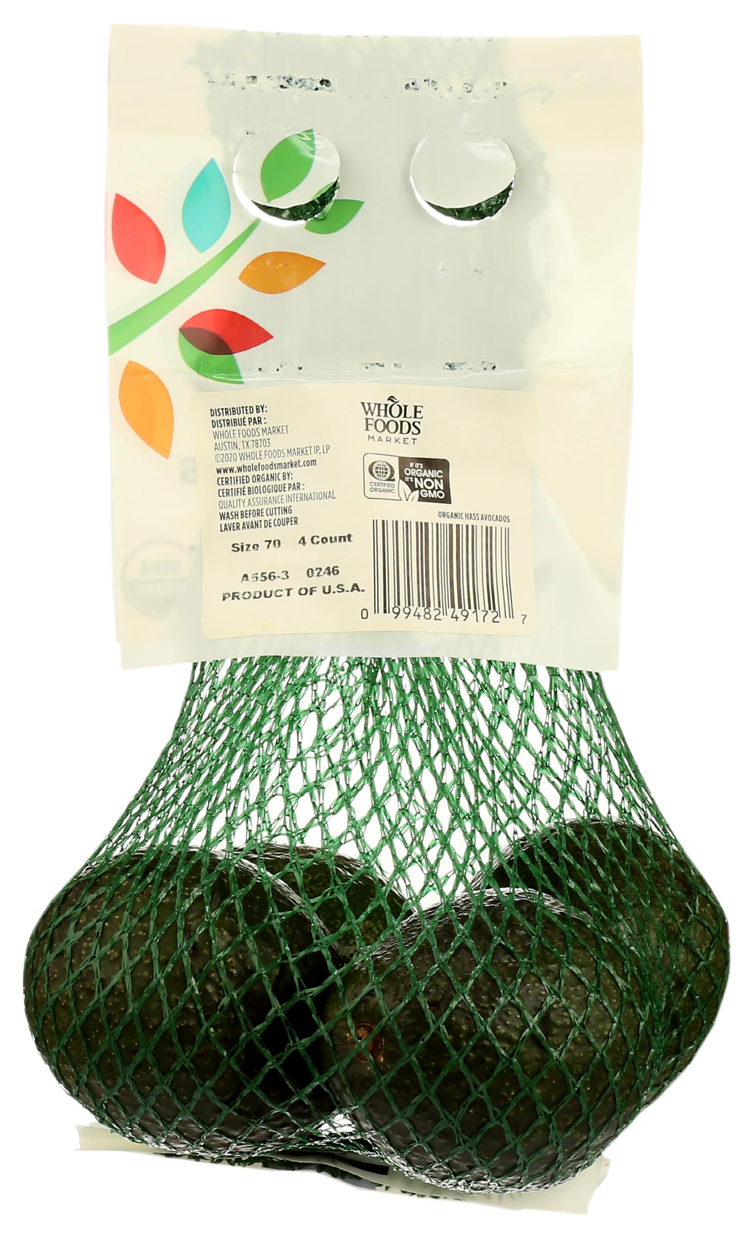 Organic Hass Avocados 4 Count 365 By Whole Foods Market