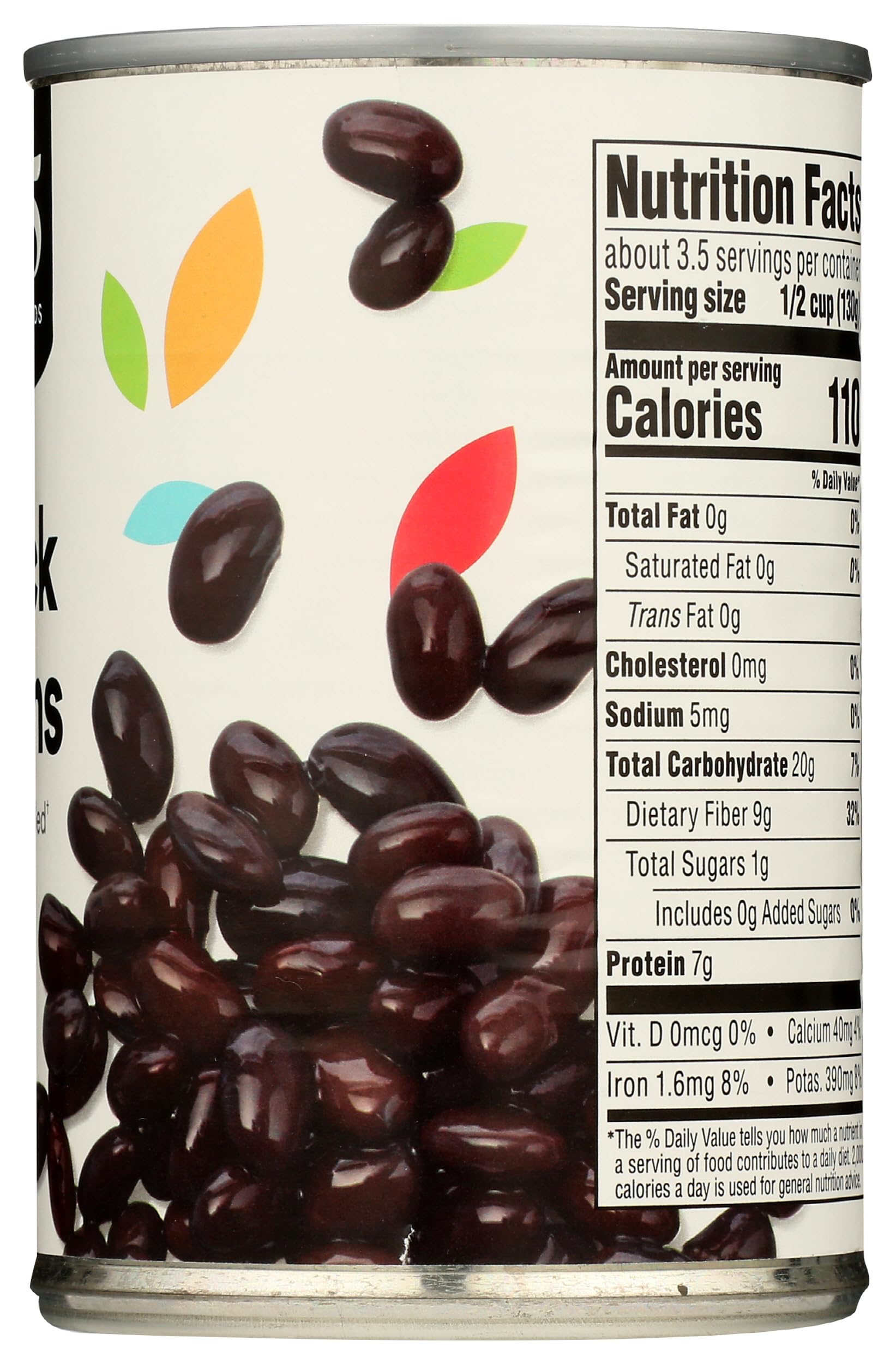 Unsalted Black Beans 15 Oz 365 By Whole Foods Market