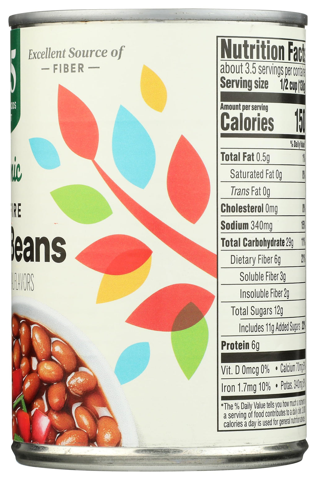 Organic Baked Beans Campfire Style 15 Oz 365 By Whole Foods Market