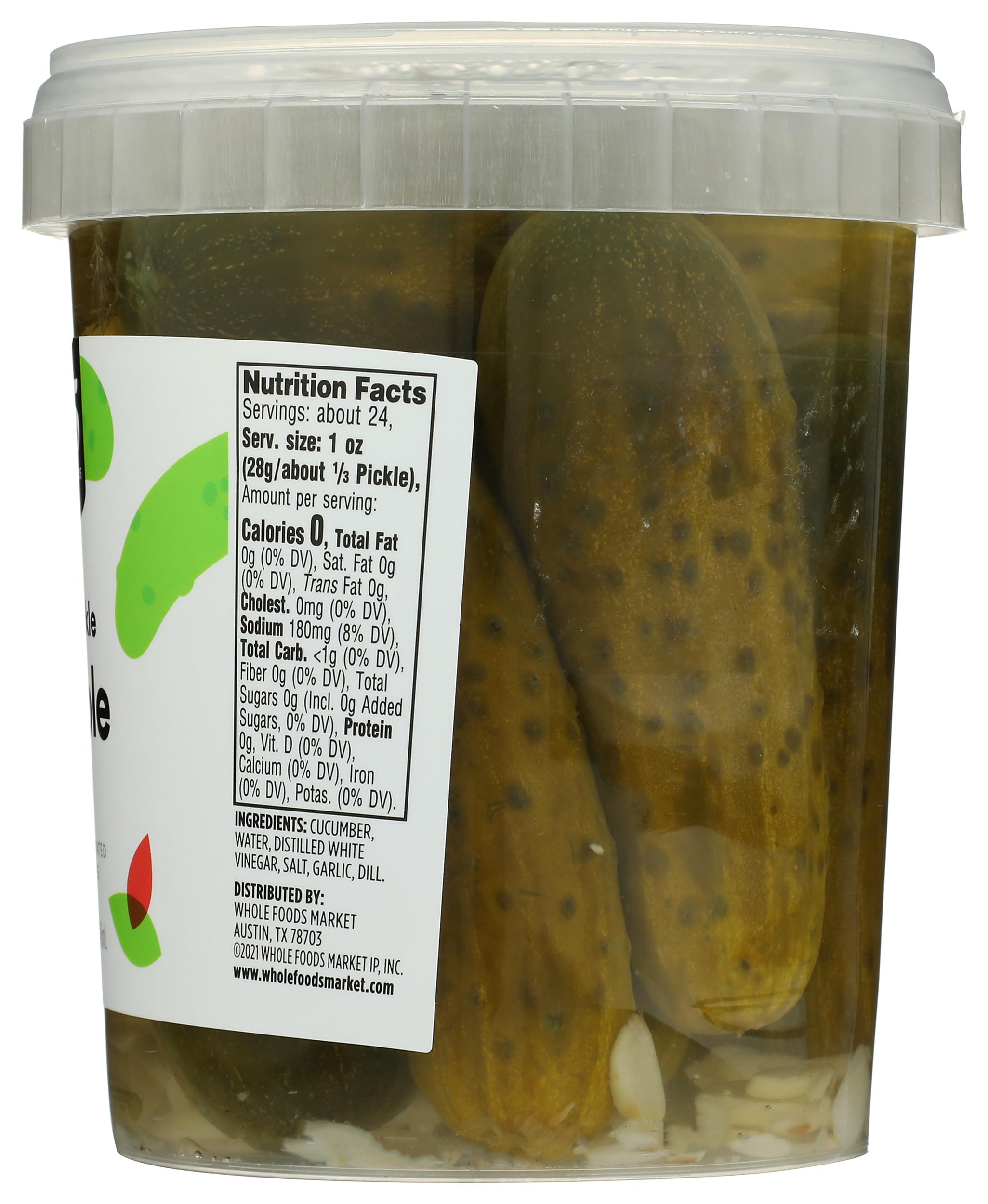 Whole Dill Pickle 32 Oz 365 By Whole Foods Market