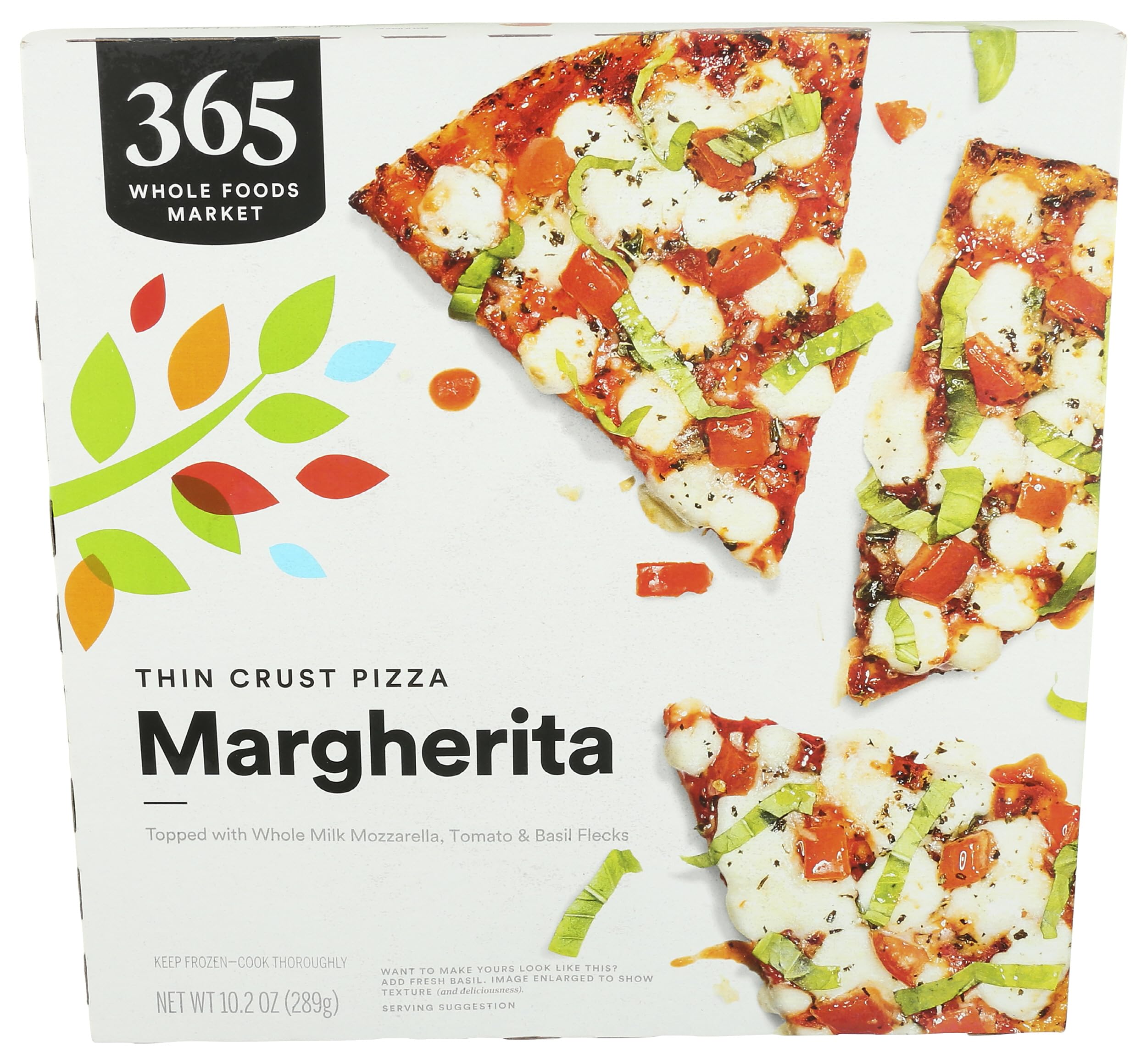 Margherita Thin Crust Pizza 10.2 Oz 365 By Whole Foods Market