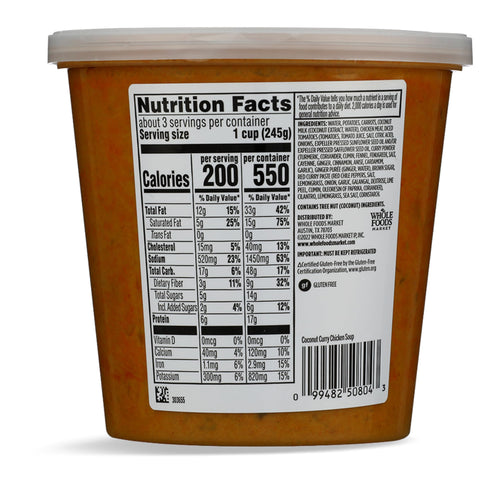 Coconut Curry Chicken 24 Oz Whole Foods Market