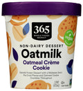 Oatmeal Creme Cookie Oat Milk Frozen Dessert 1 PT 365 By Whole Foods Market