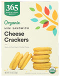 Organic Mini Cheese Sandwich Crackers 7.5 Oz 365 By Whole Foods Market
