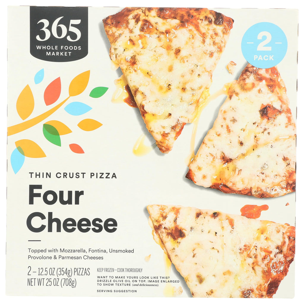 Two Pack Cheese Pizza 25 Oz 365 By Whole Foods Market