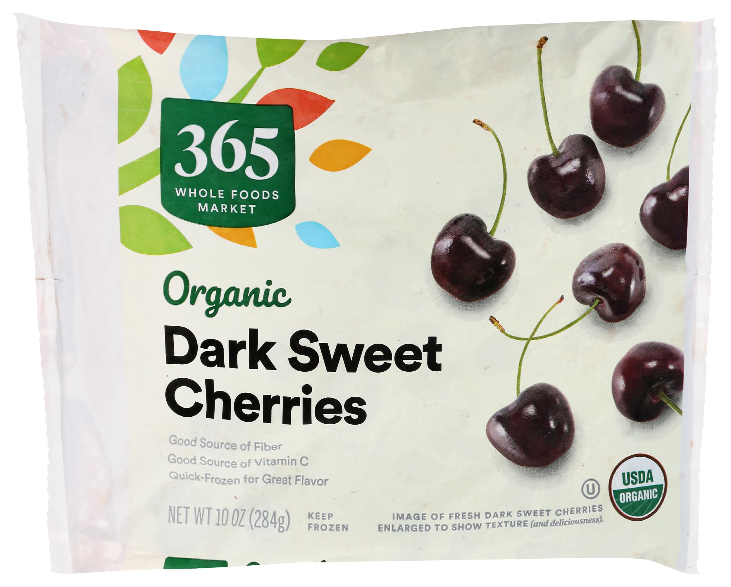Organic Sweet Dark Cherries 10 Oz 365 By Whole Foods Market
