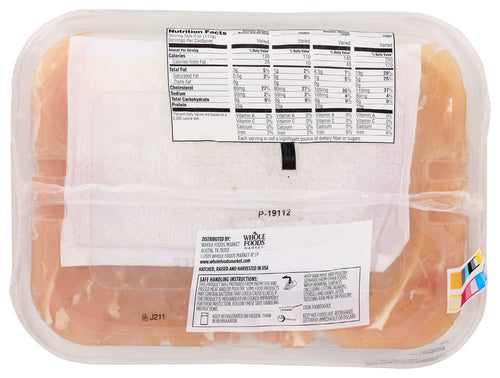 Boneless Skinless Chicken Breast Tenderloin 16 Oz 365 By Whole Foods Market