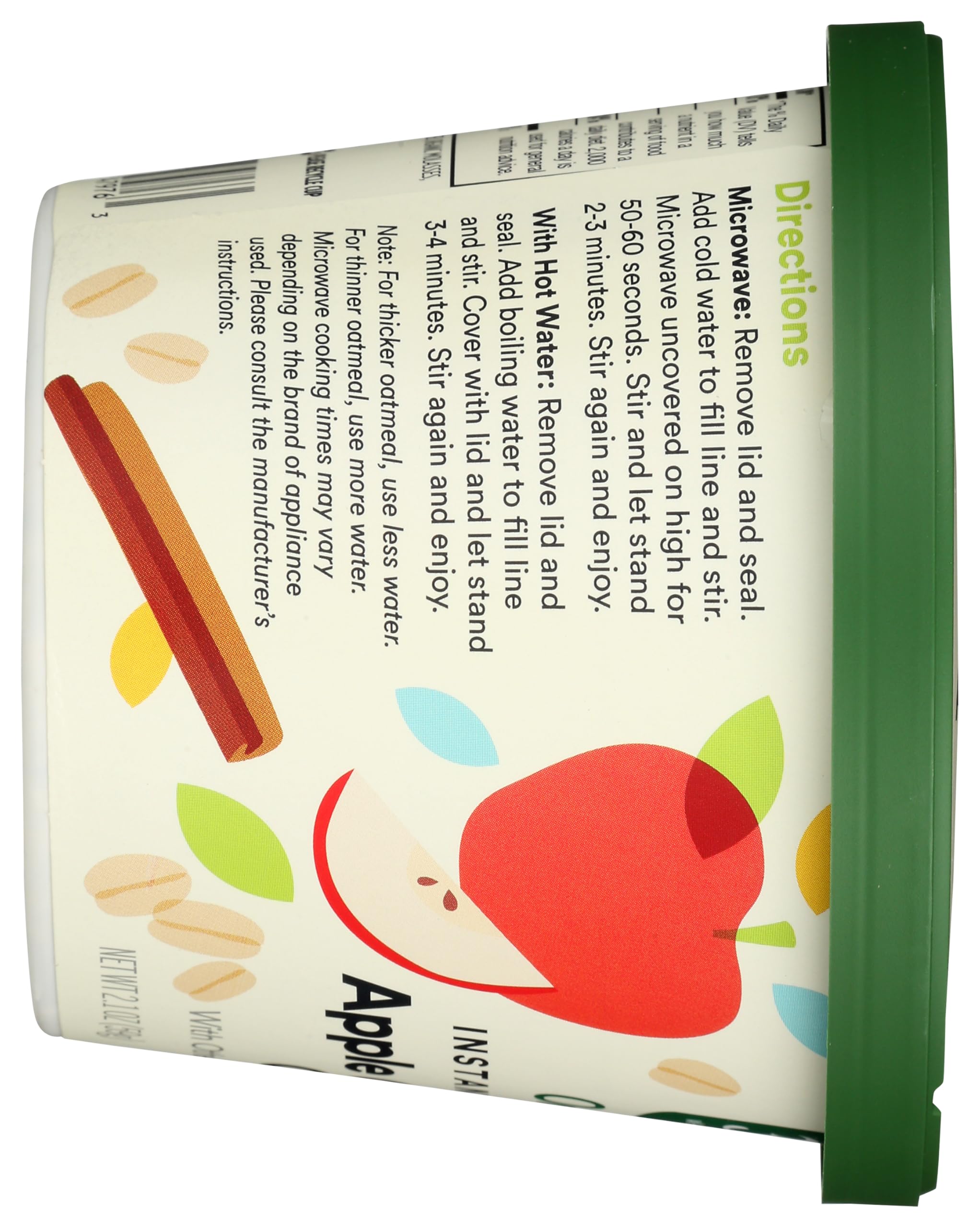Organic Instant Oatmeal Apple Cinnamon Chia 2.1 Oz 365 By Whole Foods Market