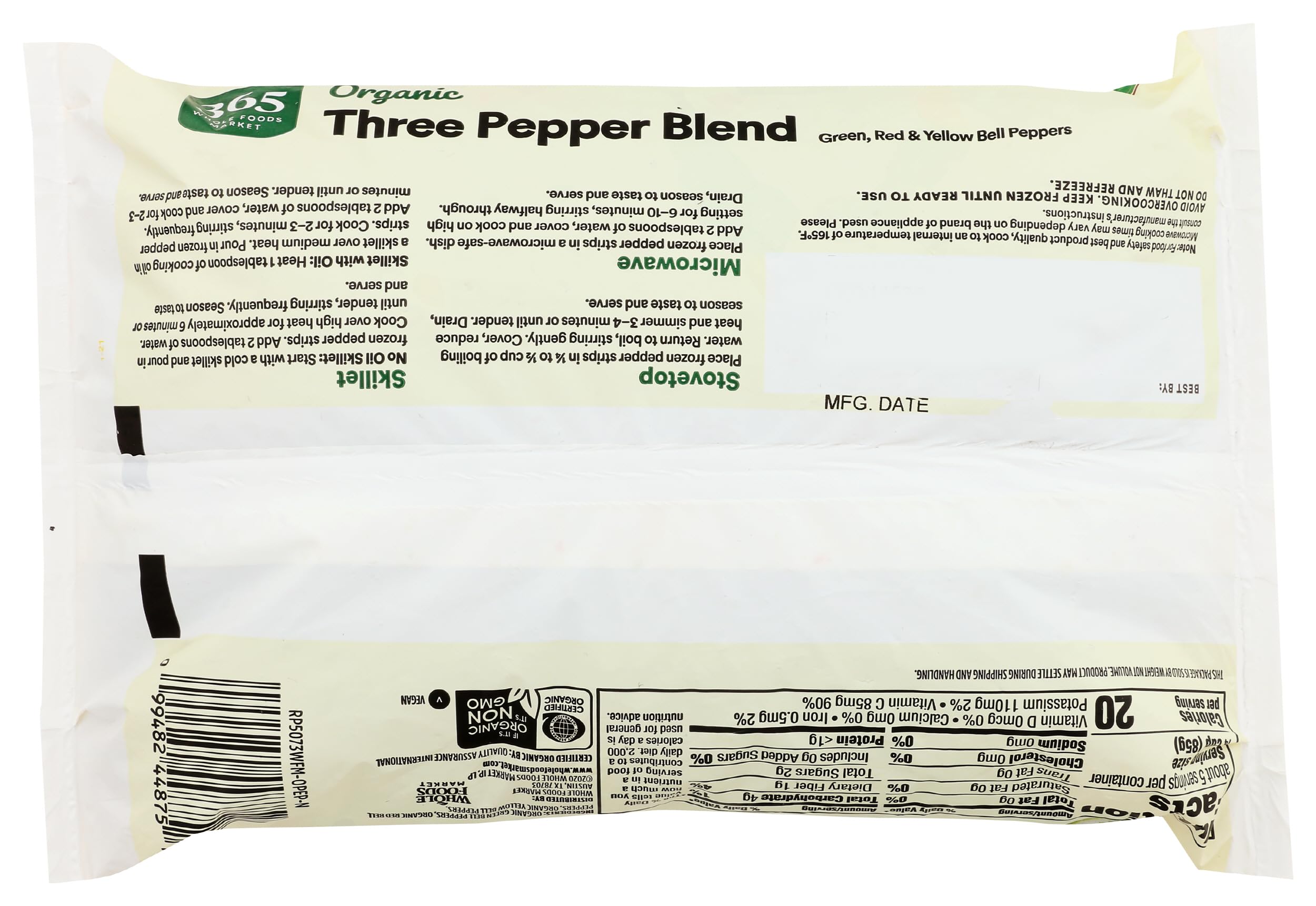 Organic Three Pepper Blend 16 Oz 365 By Whole Foods Market