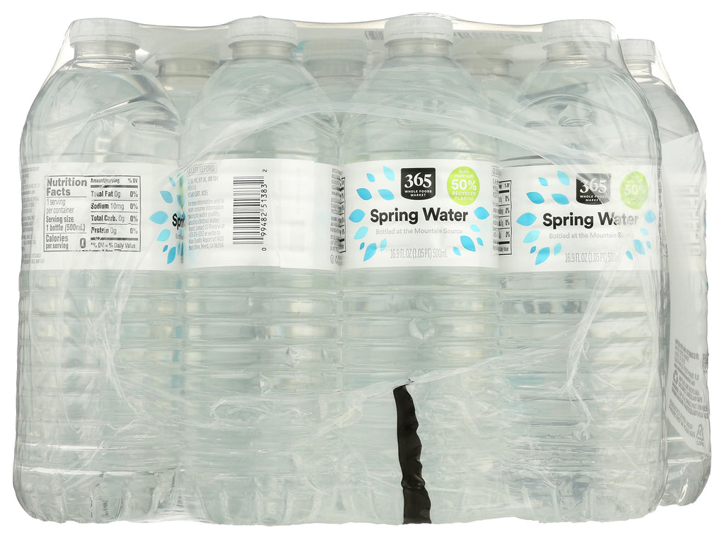 Spring Water 16.9 Fl Oz 1 Count 365 By Whole Foods Market