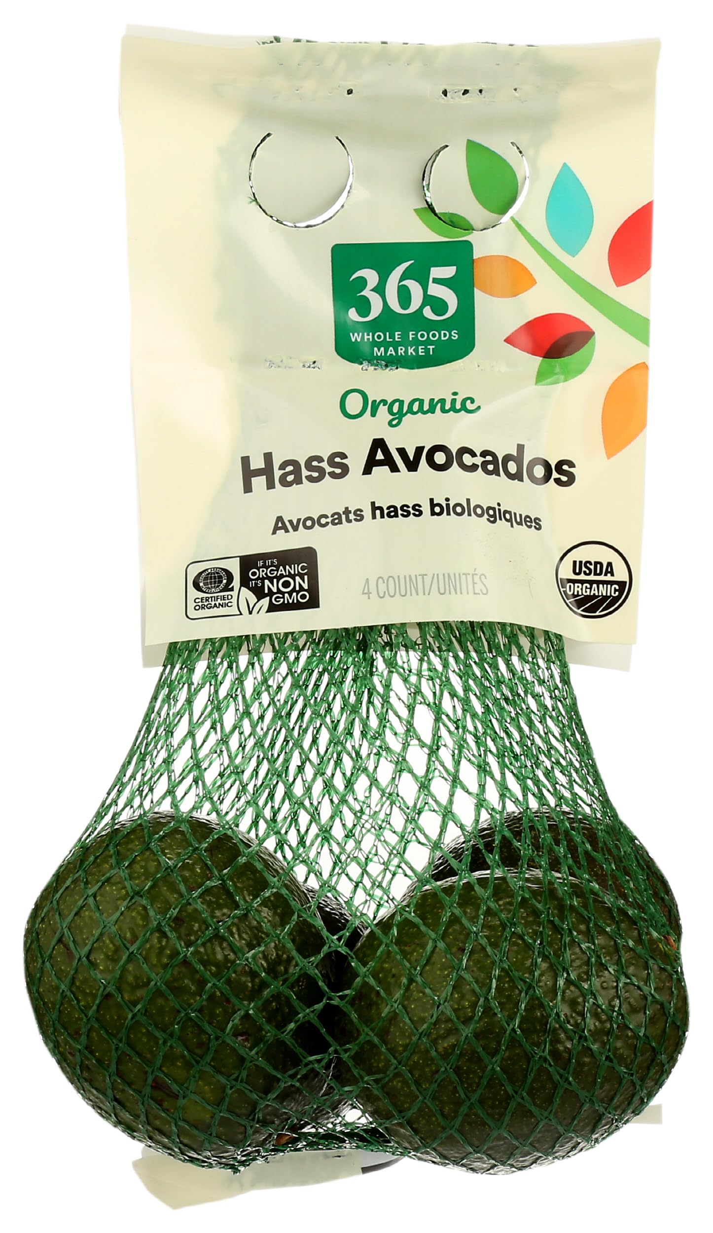 Organic Hass Avocados 4 Count 365 By Whole Foods Market