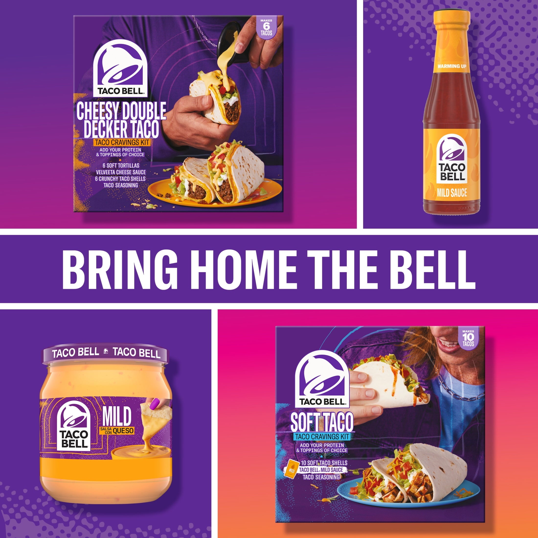 Soft Taco Cravings Kit 14.8 Oz 10 Count Taco Bell