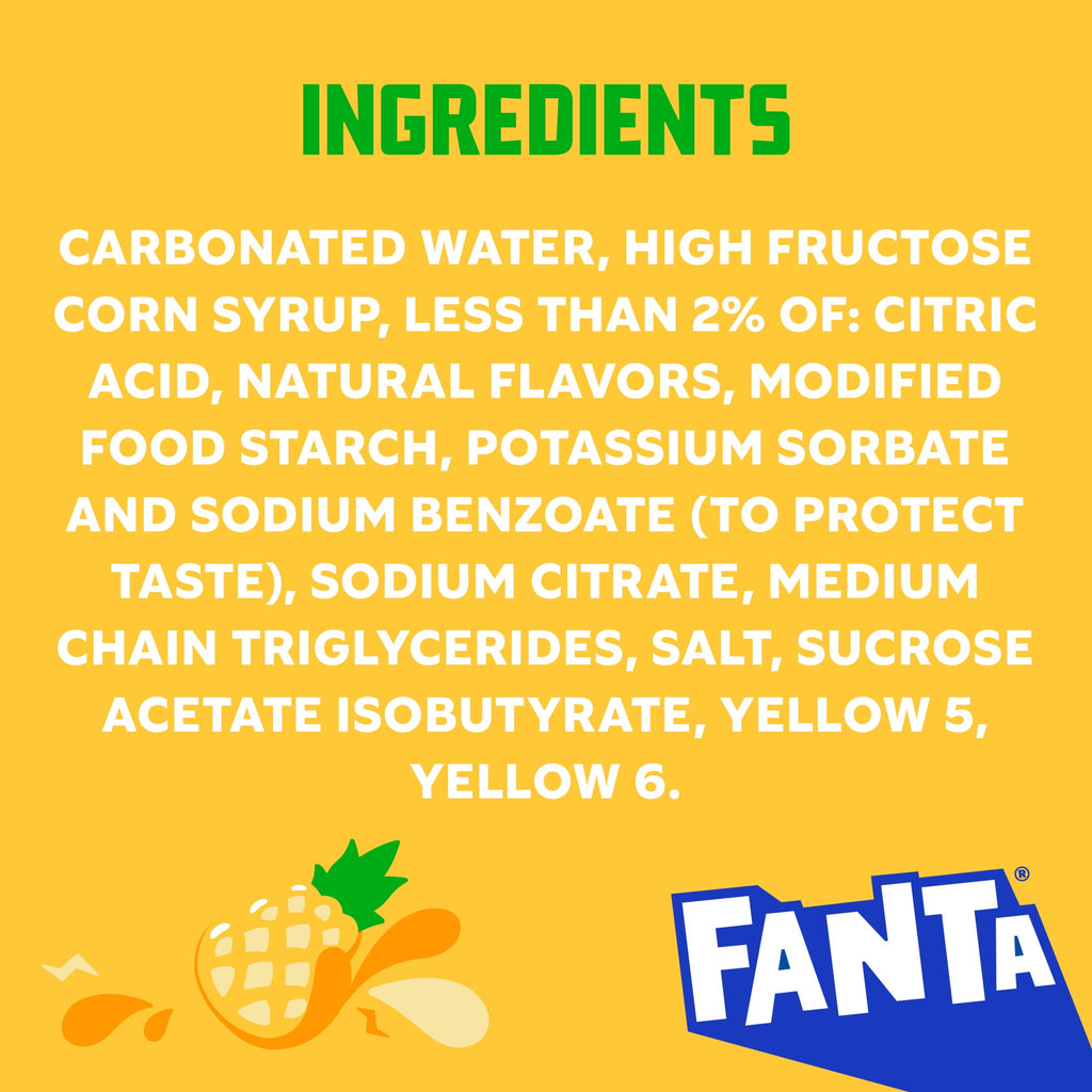 Fanta Pineapple Soda Pop Bottle 2 L