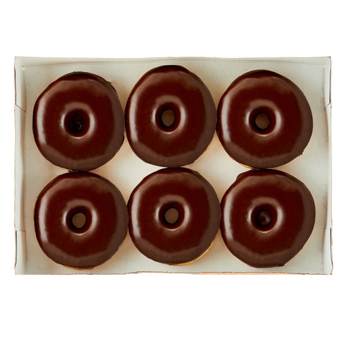 Chocolate Iced Donuts 14 Oz 6 Count Freshness Guaranteed