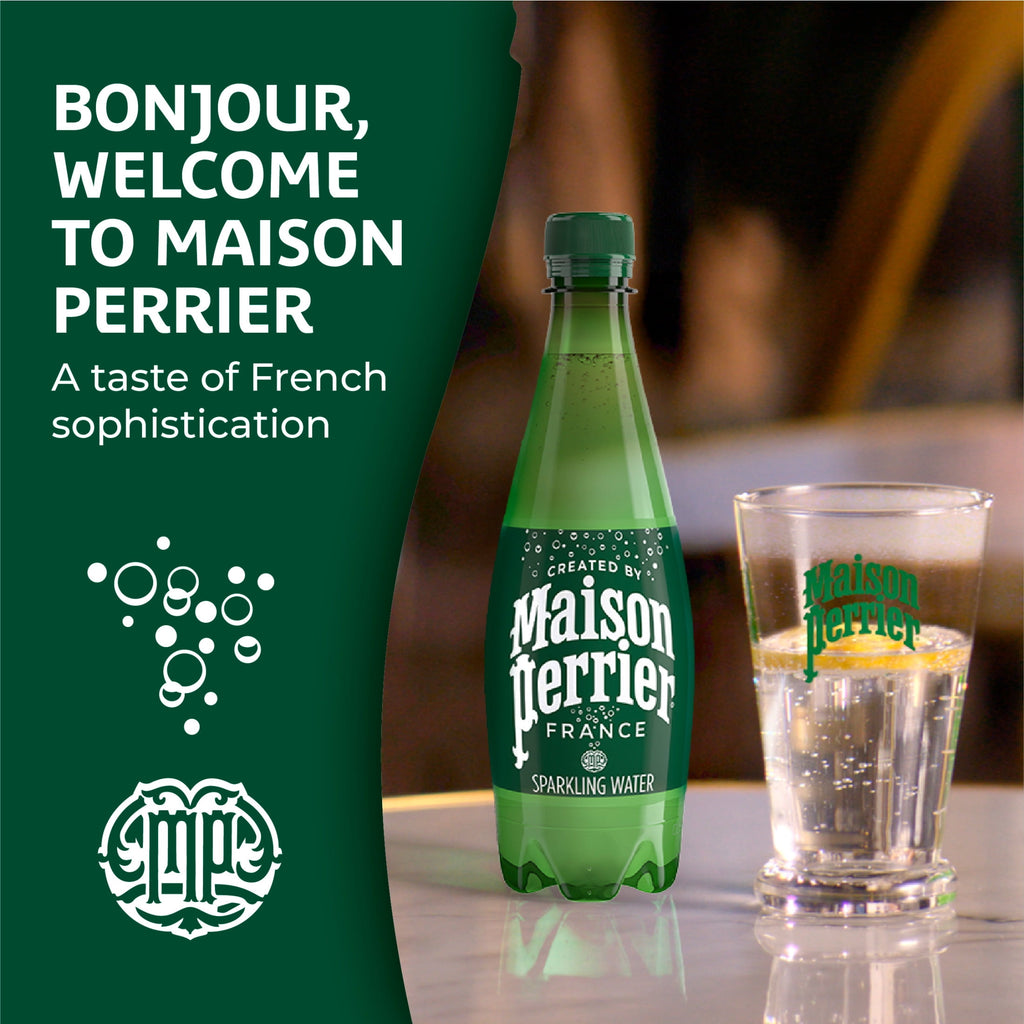 Maison Perrier Ultimate Sparkling Water 16.9 fl oz Plastic Bottles 6 Pack