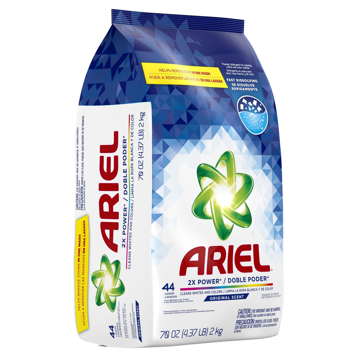 Ariel Powder Laundry Detergent Original Scent 70 oz 44 Loads
