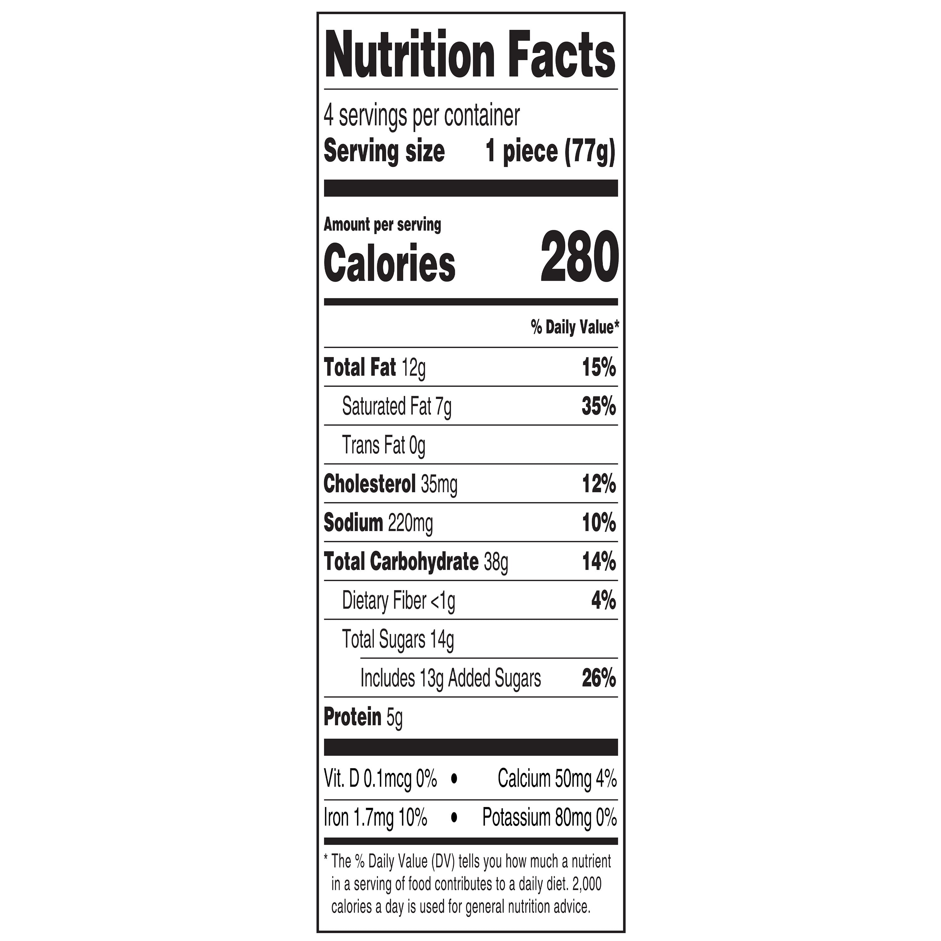 Cream Cheese Croissant Baked Muffins 10.8 Oz 4 Count Marketside